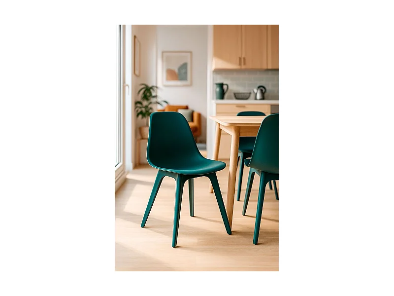 Sillas Comedor - Silla Kelen Suprym - Verde azulado