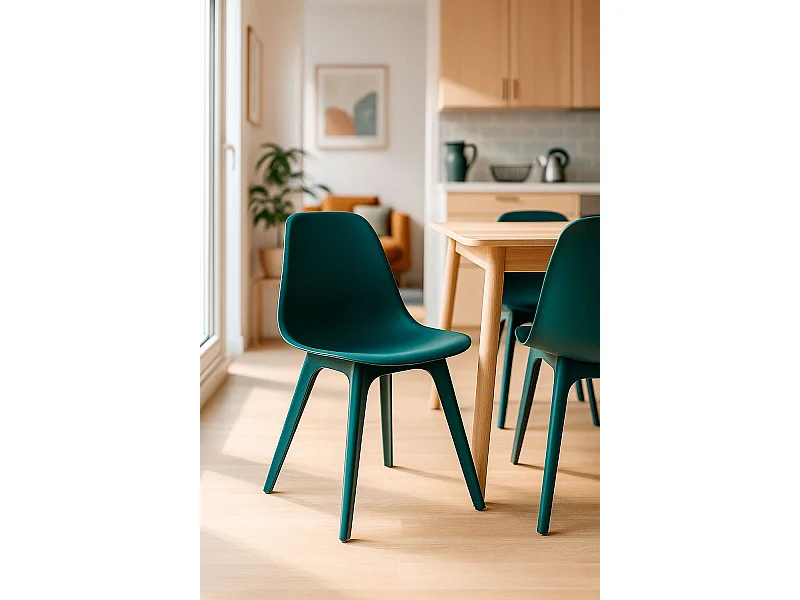 Sillas Comedor - Silla Kelen Suprym - Verde azulado