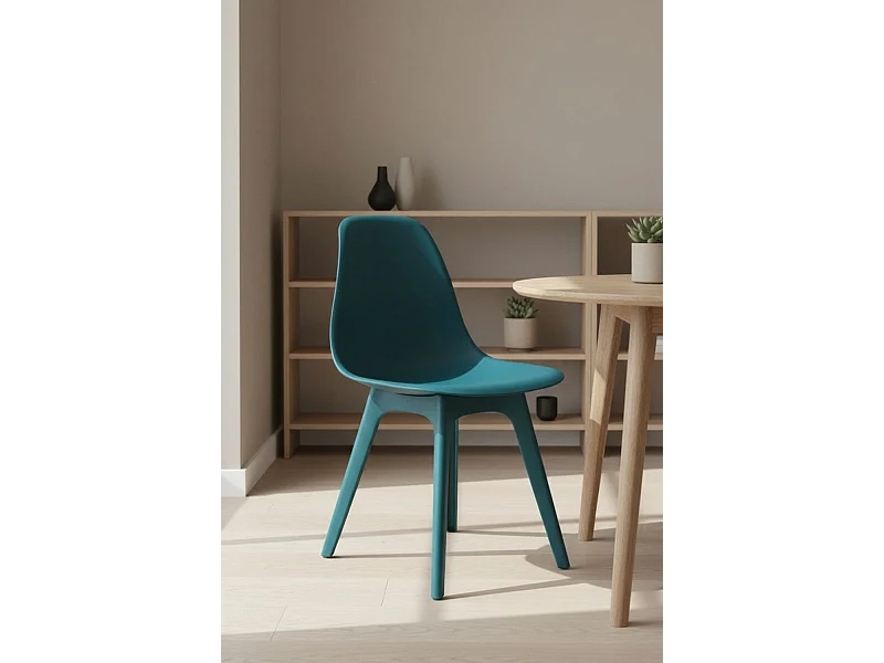 Sillas Comedor - Silla Kelen Suprym - Verde azulado