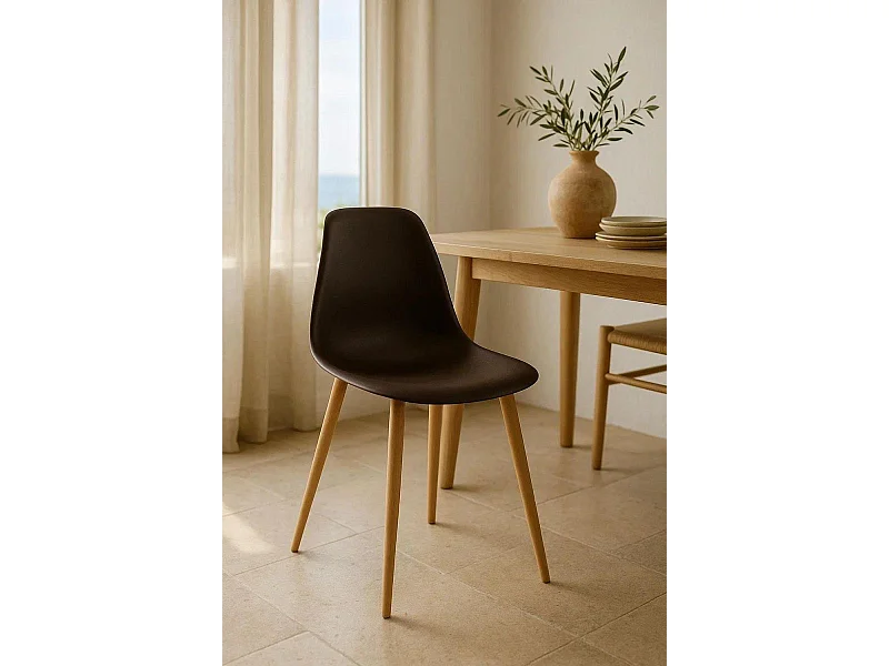 Sillas Comedor - Silla Mykle - Marrón