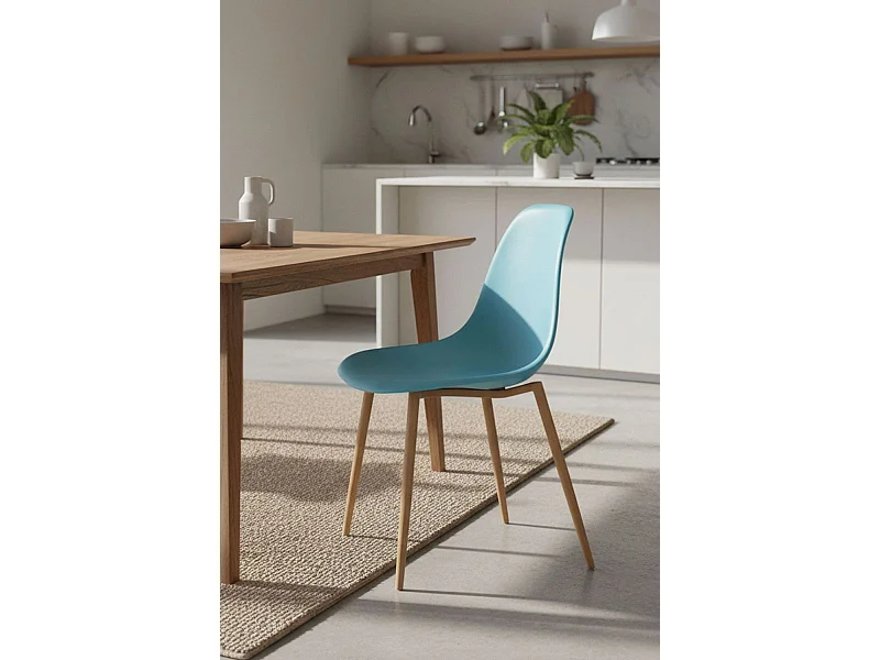 Sillas Comedor - Silla Mykle - Turquesa