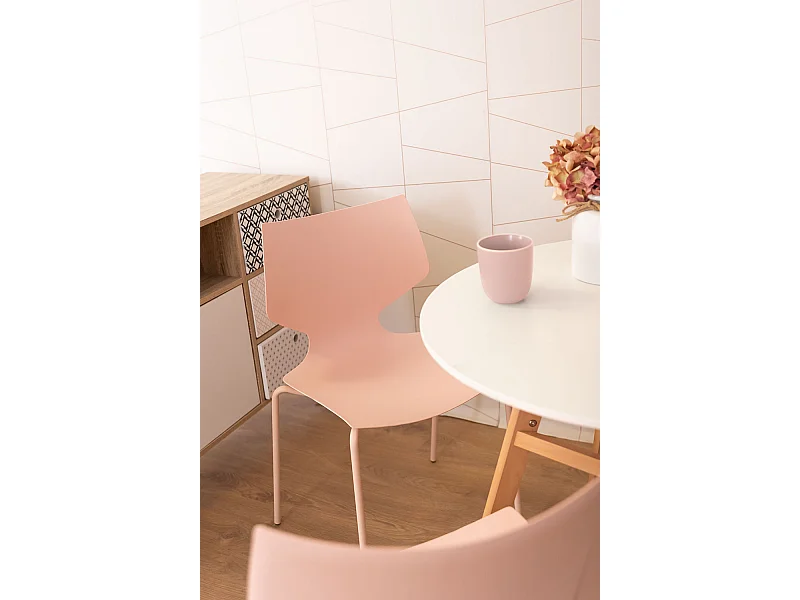 Sillas Comedor - Silla Plecy - Rosa