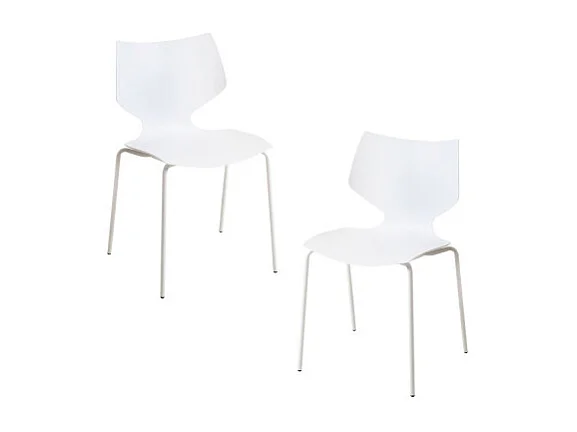 Packs Sillas Comedor - Pack 2 Sillas Plecy - Blanco