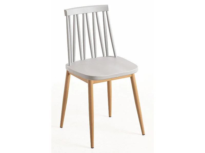 Sillas Comedor - Silla Tilba - Gris claro