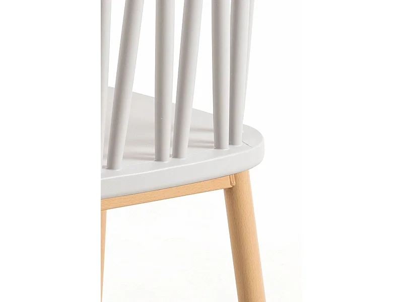 Sillas Comedor - Silla Tilba - Gris claro