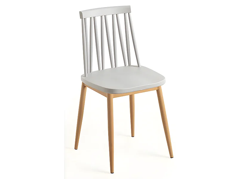 Sillas Comedor - Silla Tilba - Gris claro