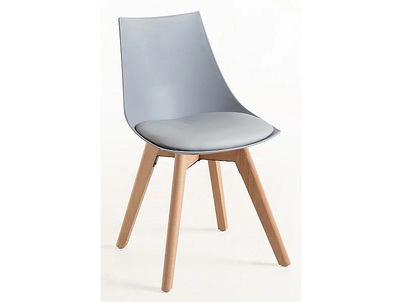 Sillas Comedor - Silla Blok - Gris