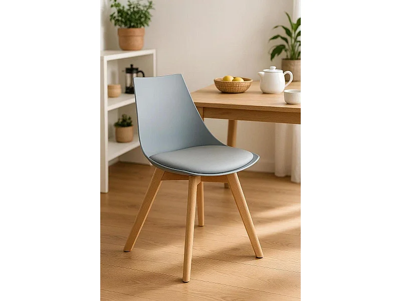 Sillas Comedor - Silla Blok - Gris