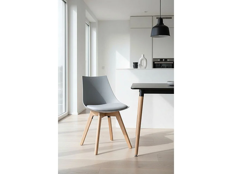Sillas Comedor - Silla Blok - Gris