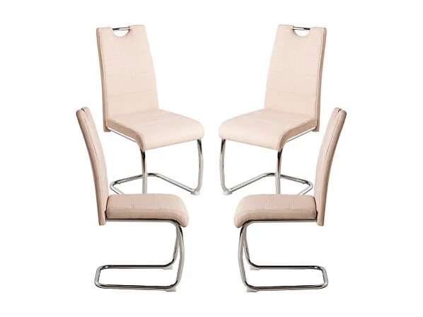 Packs Sillas Comedor - Pack 4 Sillas Hallen Tela - Beige