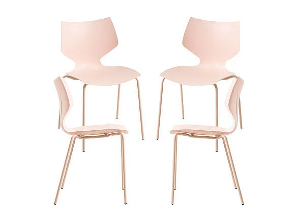 Packs Sillas Comedor - Pack 4 Sillas Plecy - Rosa