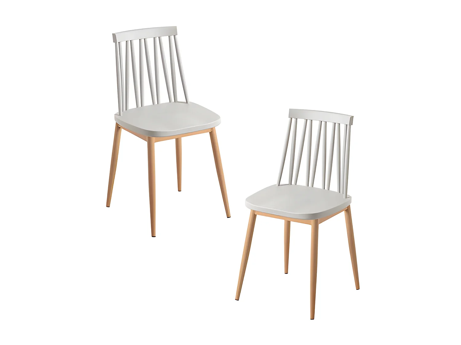 Packs Sillas Comedor - Pack 2 Sillas Tilba - Gris claro