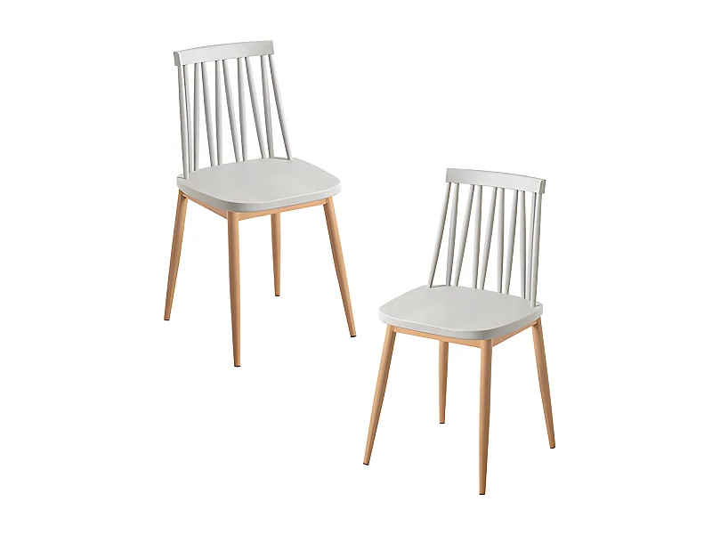 Packs Sillas Comedor - Pack 2 Sillas Tilba - Gris claro
