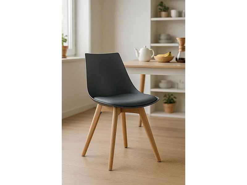 Sillas Comedor - Silla Blok - Gris oscuro