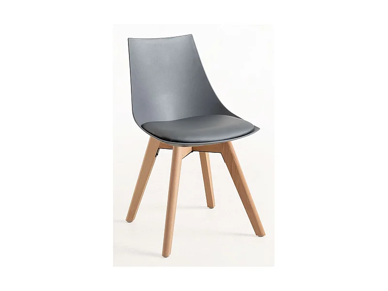 Packs Sillas Comedor - Pack 4 Sillas Blok - Gris oscuro