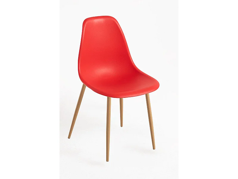 Sillas Comedor - Silla Mykle - Rojo