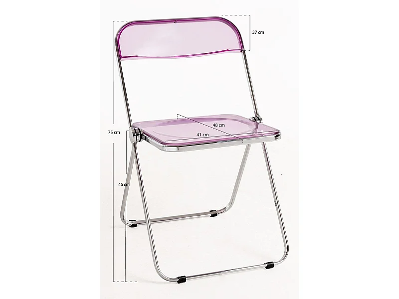 Packs Sillas Plegables - Pack 4 Sillas plegables para eventos Tamy - Violeta