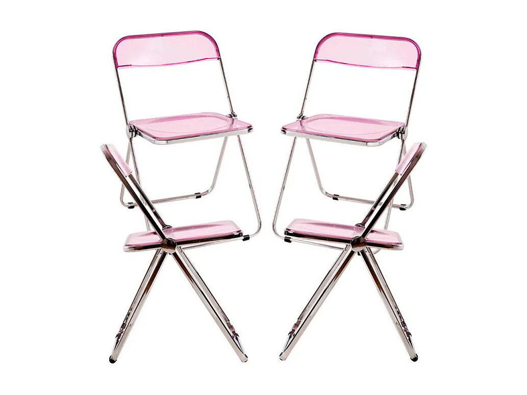 Packs Sillas Plegables - Pack 4 Sillas plegables para eventos Tamy - Violeta