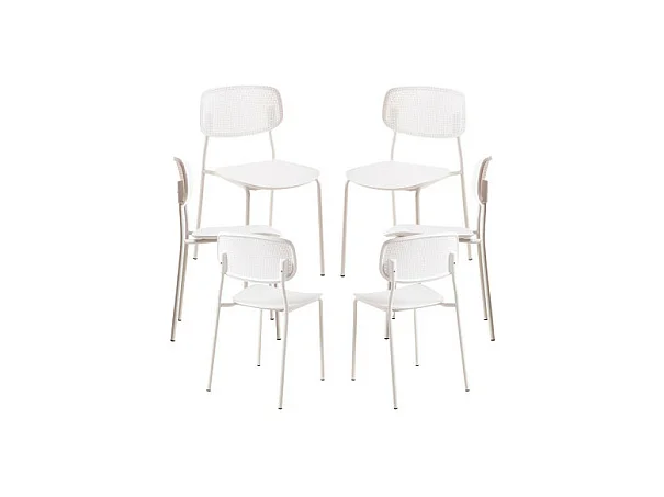 Packs Sillas Comedor - Pack 6 Sillas Piki - Blanco