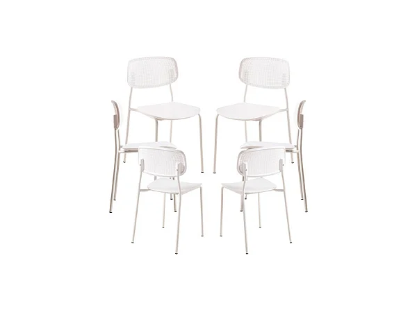 Packs Sillas Comedor - Pack 6 Sillas Piki - Blanco