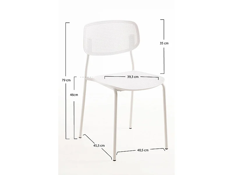 Packs Sillas Comedor - Pack 2 Sillas Piki - Blanco