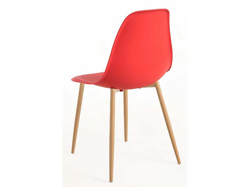Packs Sillas Comedor - Pack 4 Sillas Mykle - Rojo