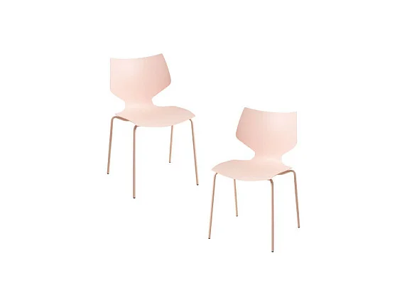 Packs Sillas Comedor - Pack 2 Sillas Plecy - Rosa