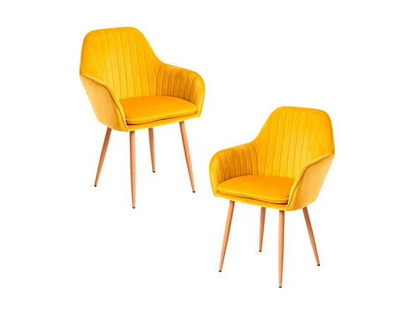 Packs Sillas Comedor - Pack 2 Sillas Chic - Amarillo