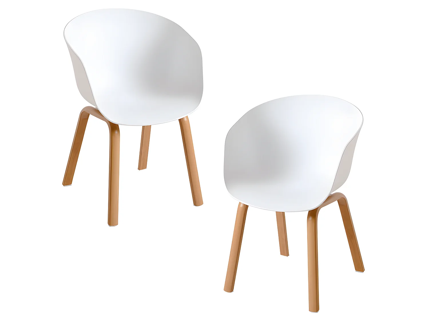 Packs Sillas Comedor - Pack 2 Sillas Hema - Blanco