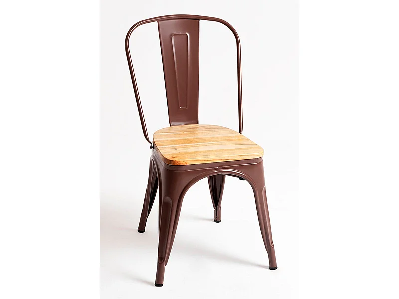 Packs Sillas Comedor - Pack 4 Sillas Torix Madera Natural - Marrón