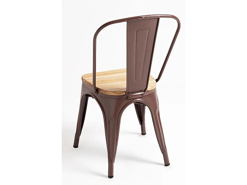 Packs Sillas Comedor - Pack 4 Sillas Torix Madera Natural - Marrón