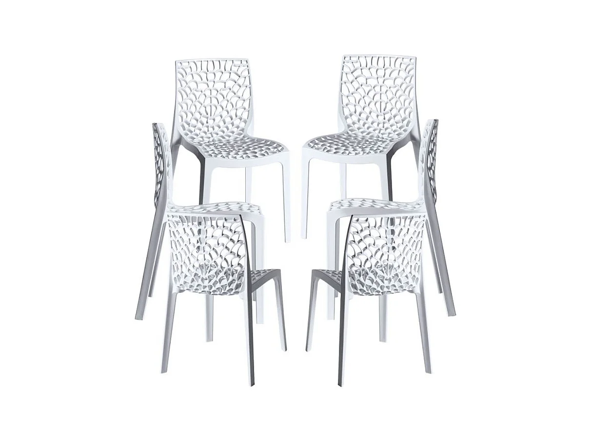 Packs Sillas Comedor - Pack 6 Sillas Root - Blanco