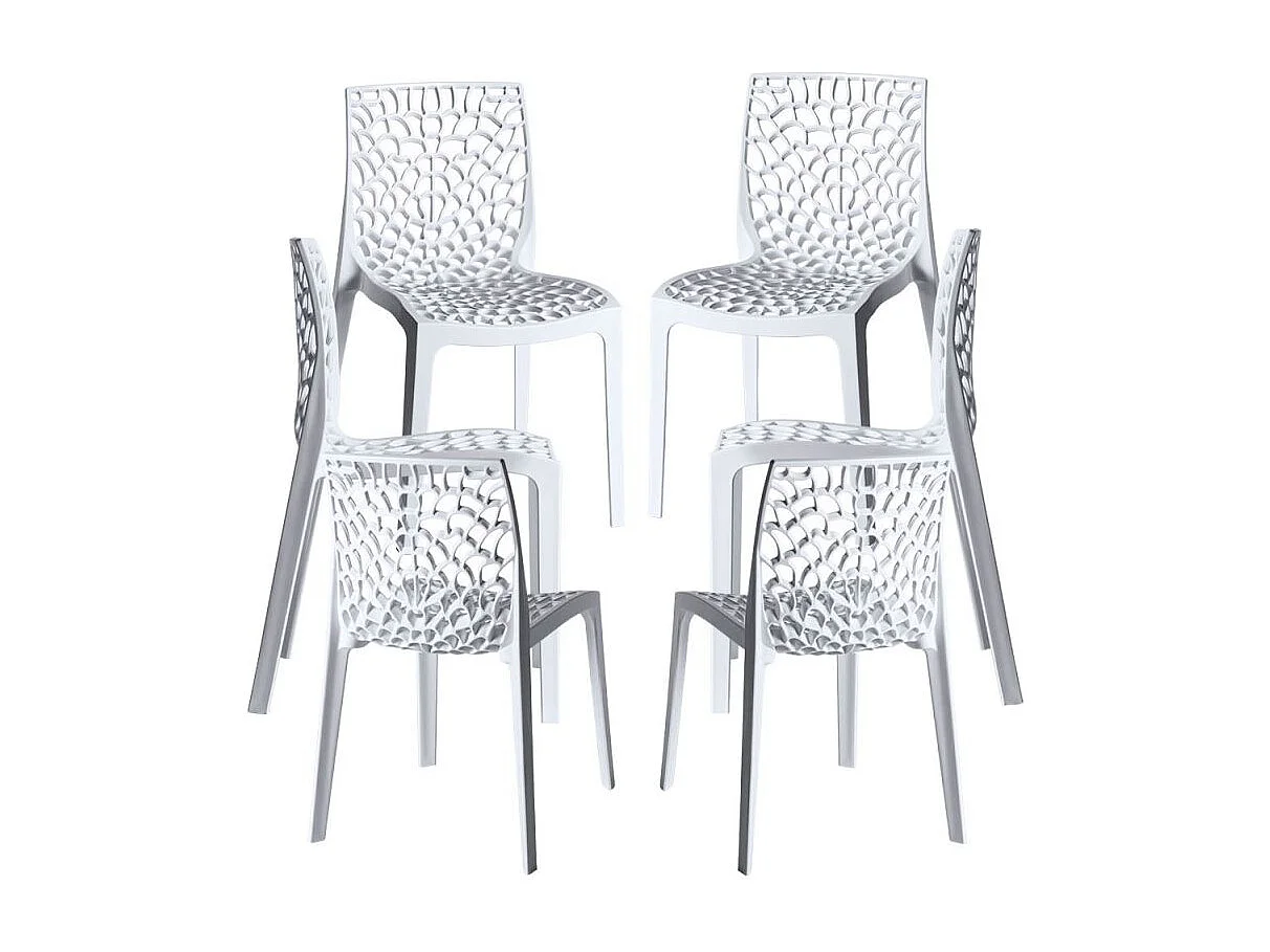 Packs Sillas Comedor - Pack 6 Sillas Root - Blanco