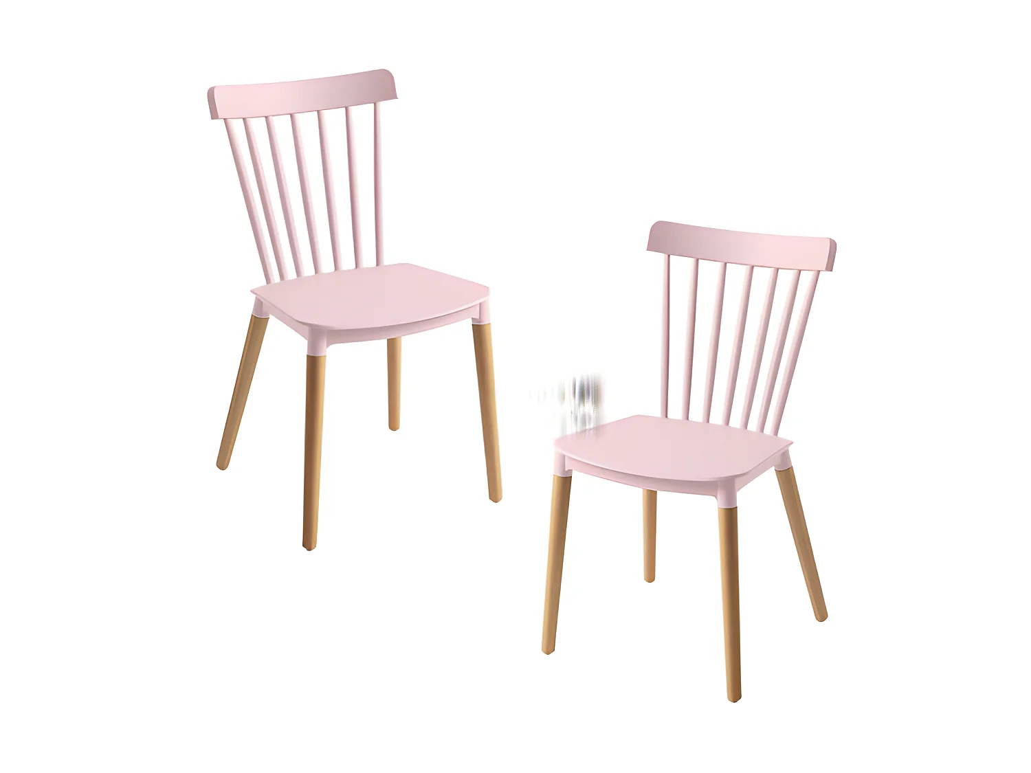 Packs Sillas Comedor - Pack 2 Sillas Leka - Rosa