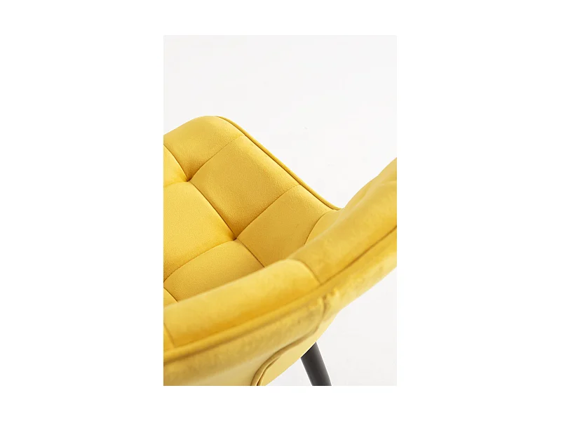 Packs Sillas Comedor - Pack 2 Sillas Cade Terciopelo - Amarillo