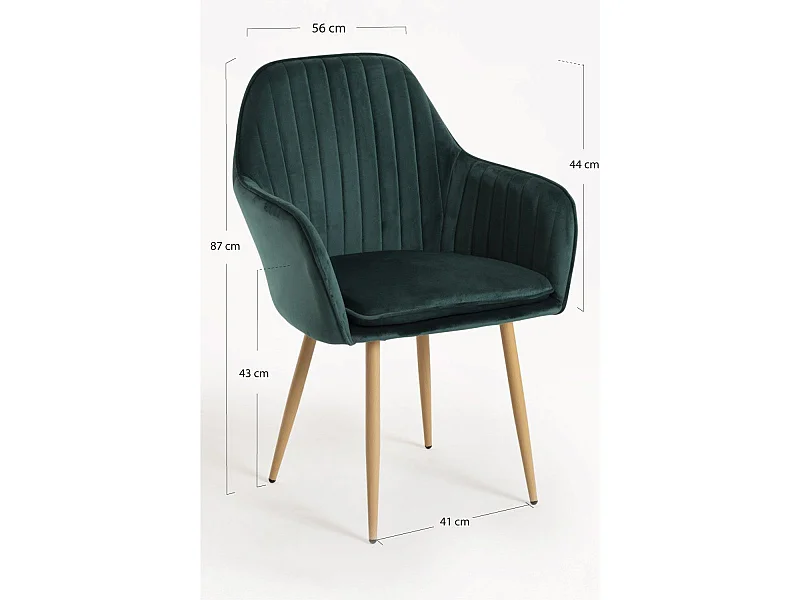 Sillas Comedor - Silla Chic - Verde