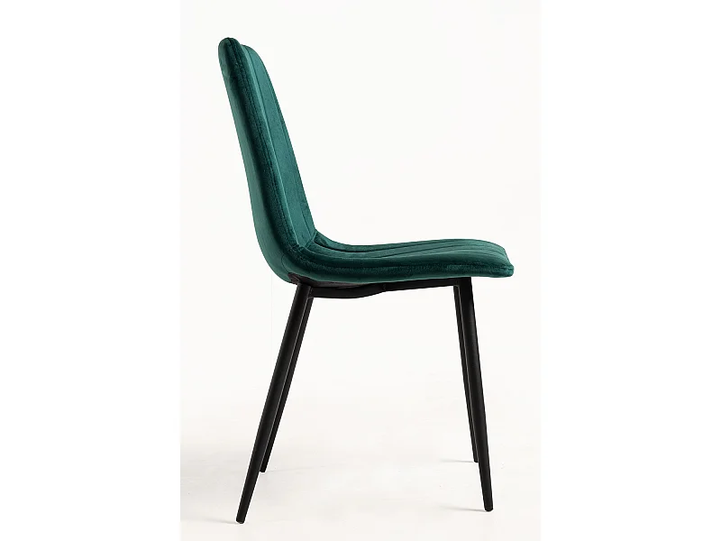 Sillas Comedor - Silla Liny Terciopelo - Verde