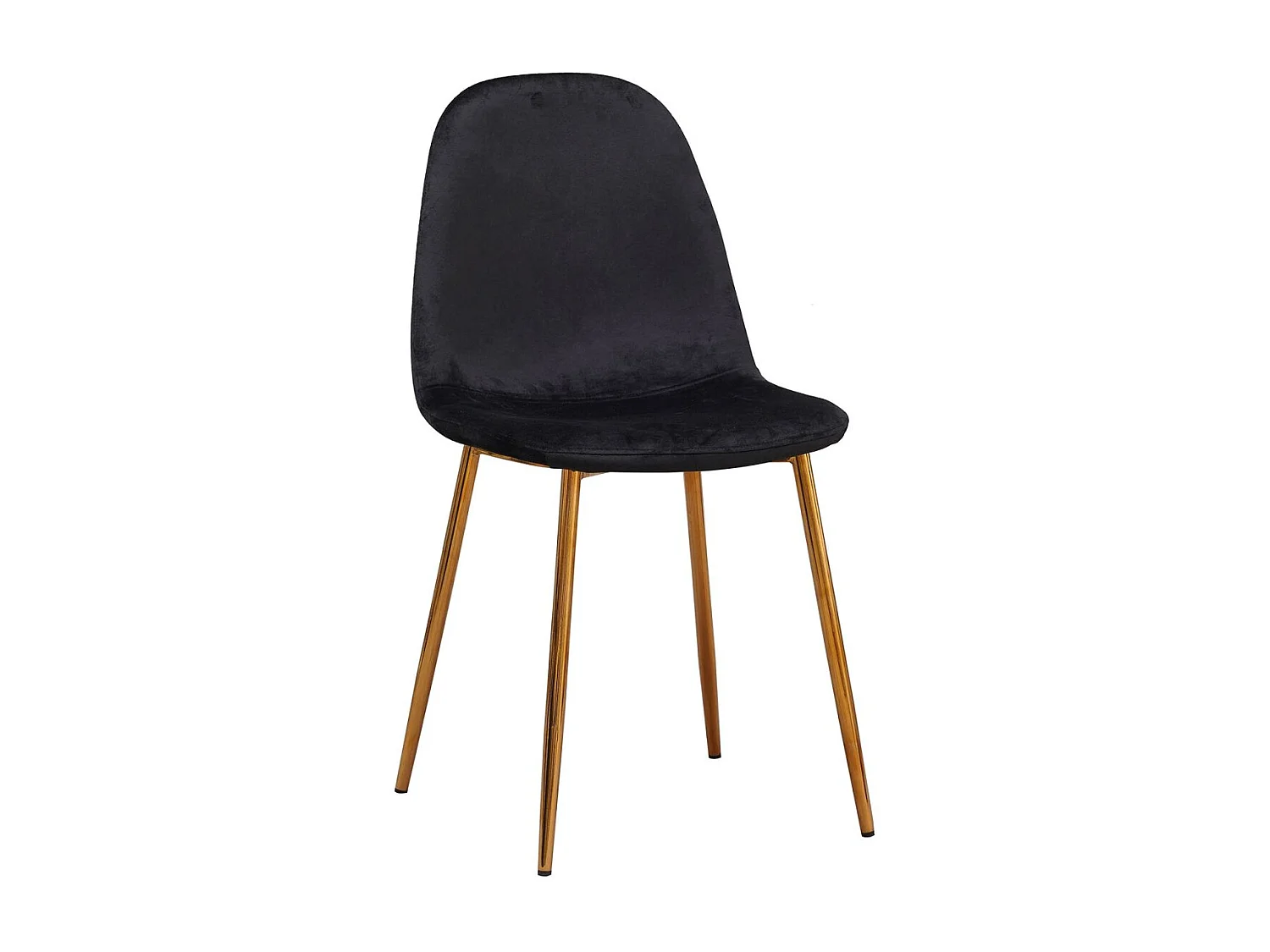 Sillas Comedor - Silla Golden Teok Terciopelo - Negro