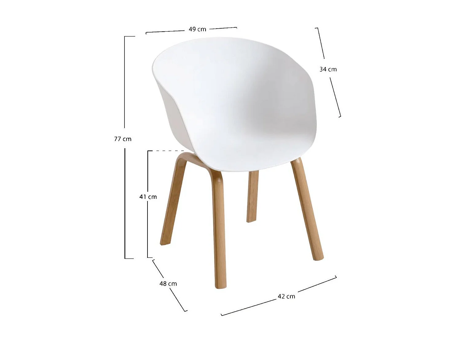 Sillas Comedor - Silla Hema - Blanco