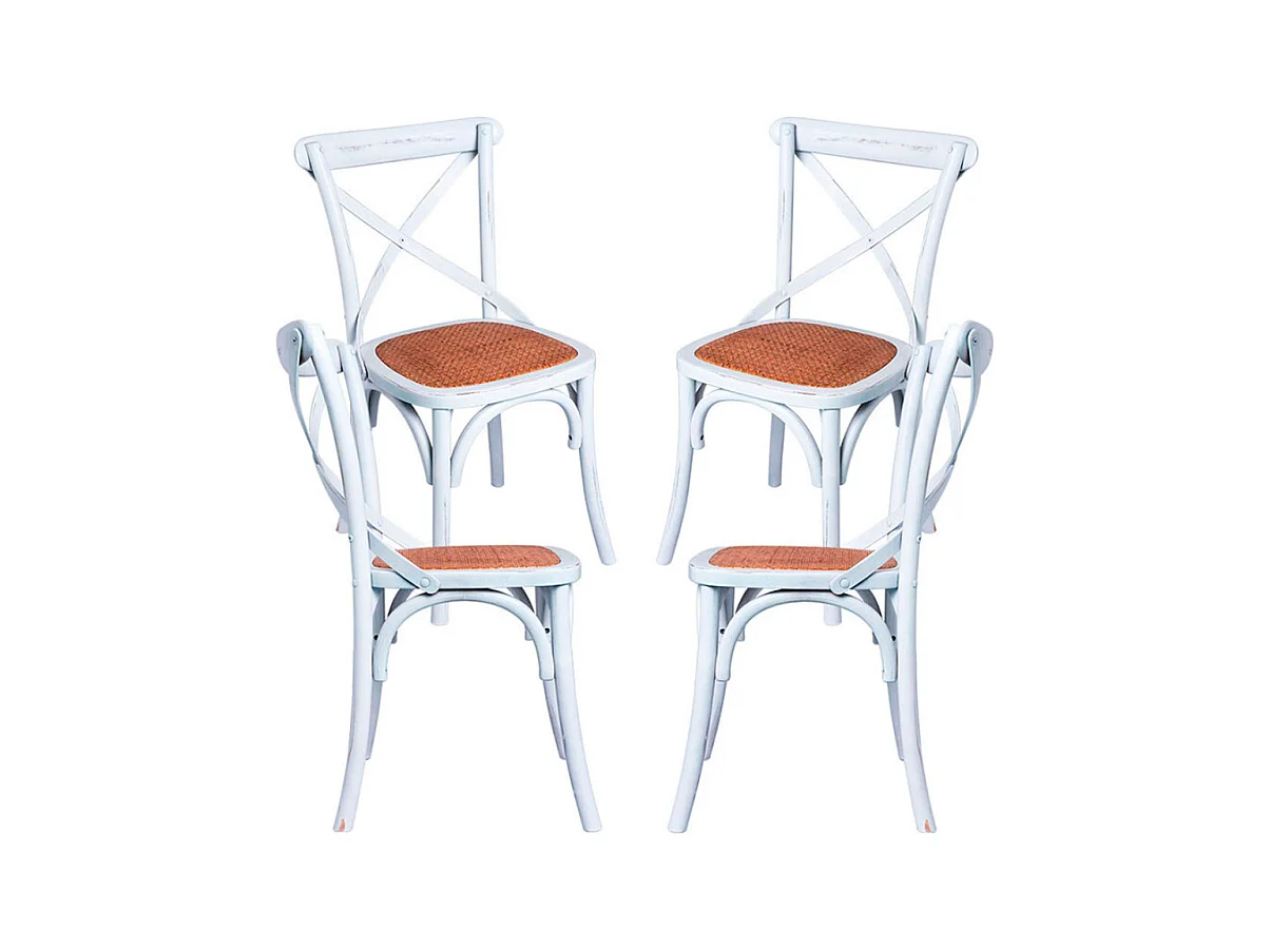 Packs Sillas Comedor - Pack 4 Sillas Altea - Roble blanco