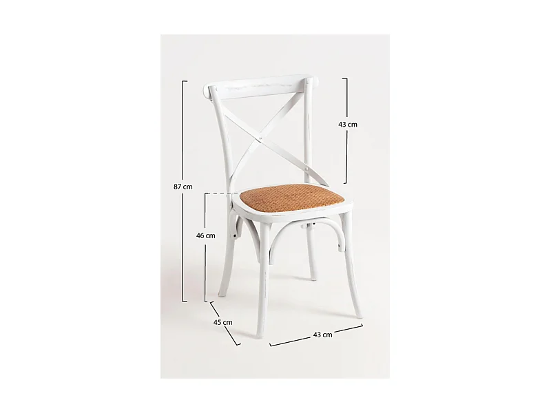 Packs Sillas Comedor - Pack 4 Sillas Altea - Roble blanco