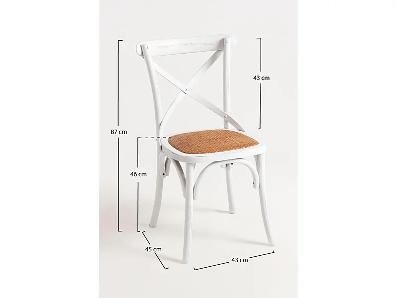 Packs Sillas Comedor - Pack 4 Sillas Altea - Roble blanco