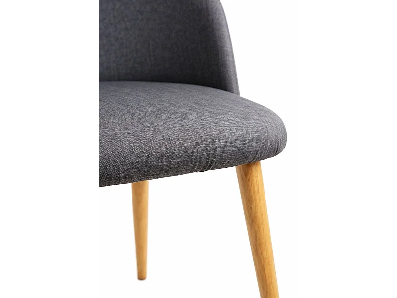 Packs Sillas Comedor - Pack 2 Sillas Vint Tela - Gris oscuro