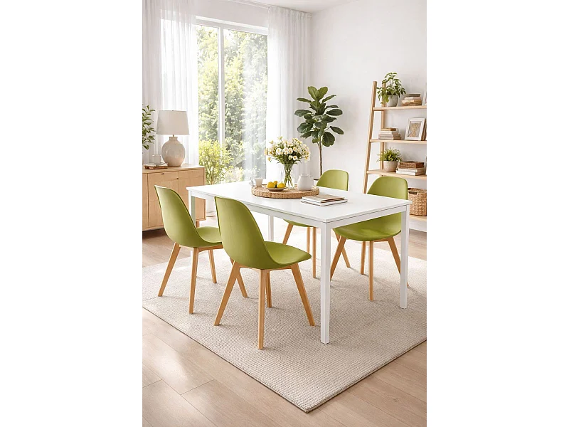 Packs Sillas Comedor - Pack 4 Sillas Kelen - Verde