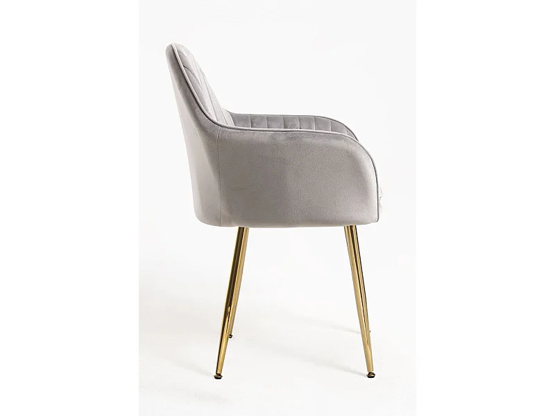 Packs Sillas Comedor - Pack 2 Sillas Chic Golden - Gris claro
