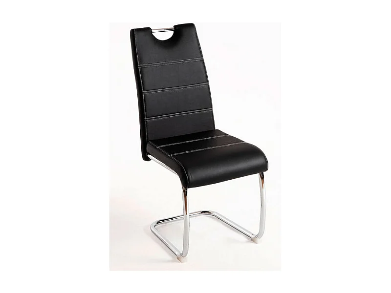 Sillas Comedor - Silla Hallen Polipiel - Negro