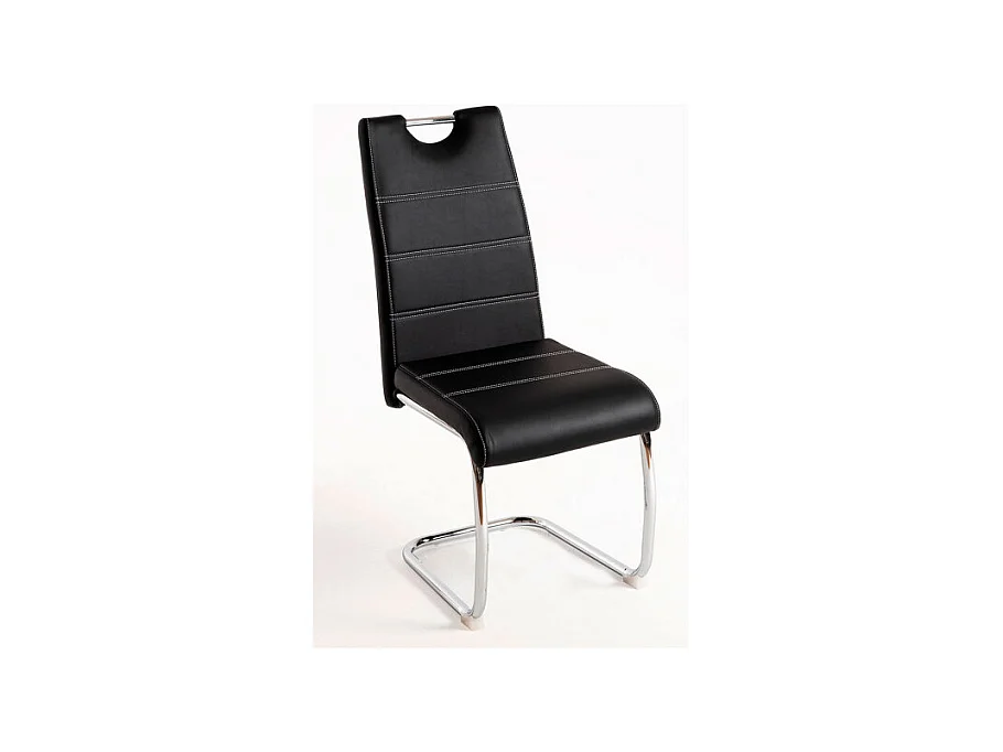 Sillas Comedor - Silla Hallen Polipiel - Negro