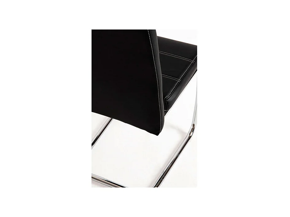 Sillas Comedor - Silla Hallen Polipiel - Negro