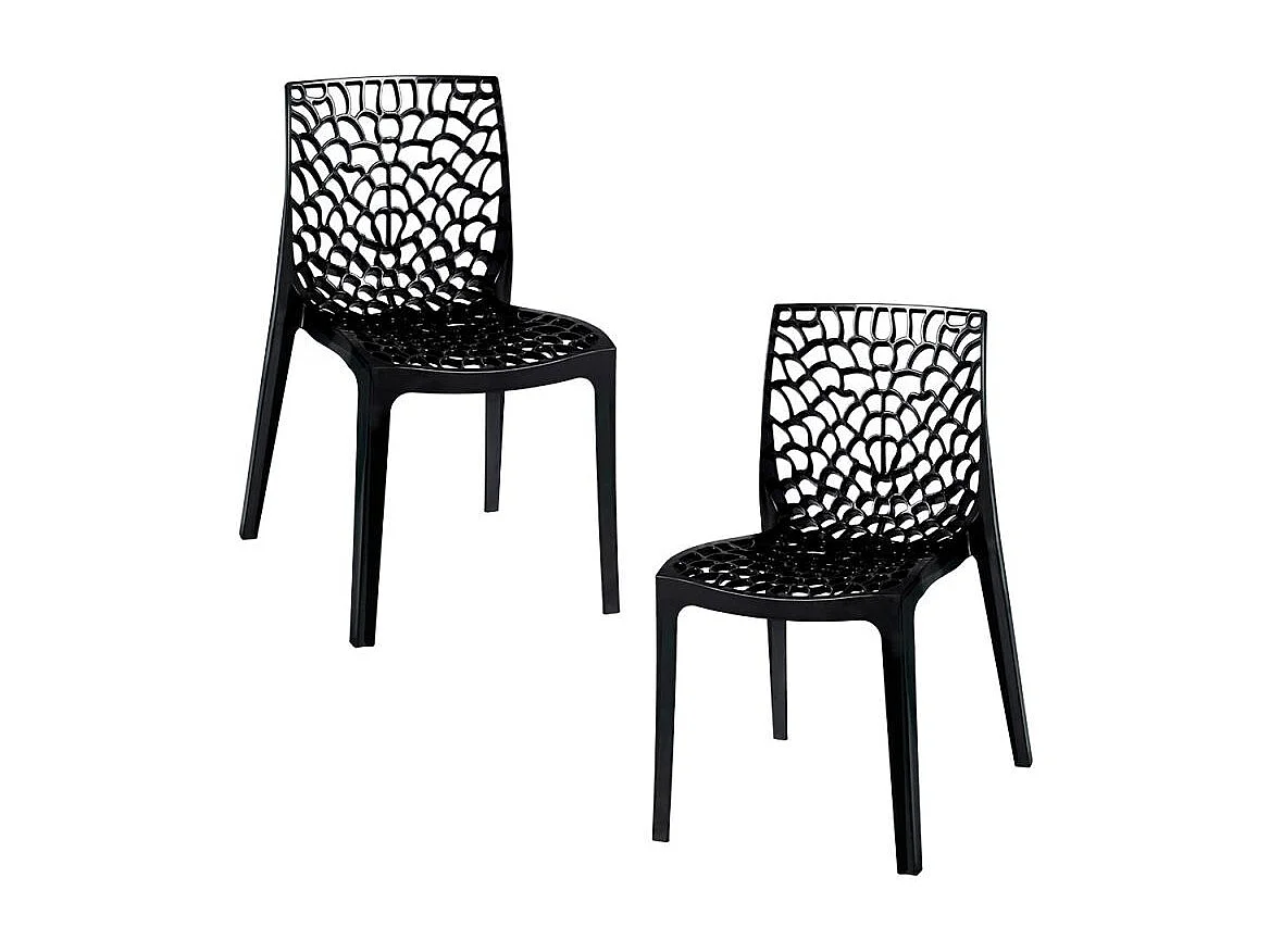 Packs Sillas Comedor - Pack 2 Sillas Root - Negro