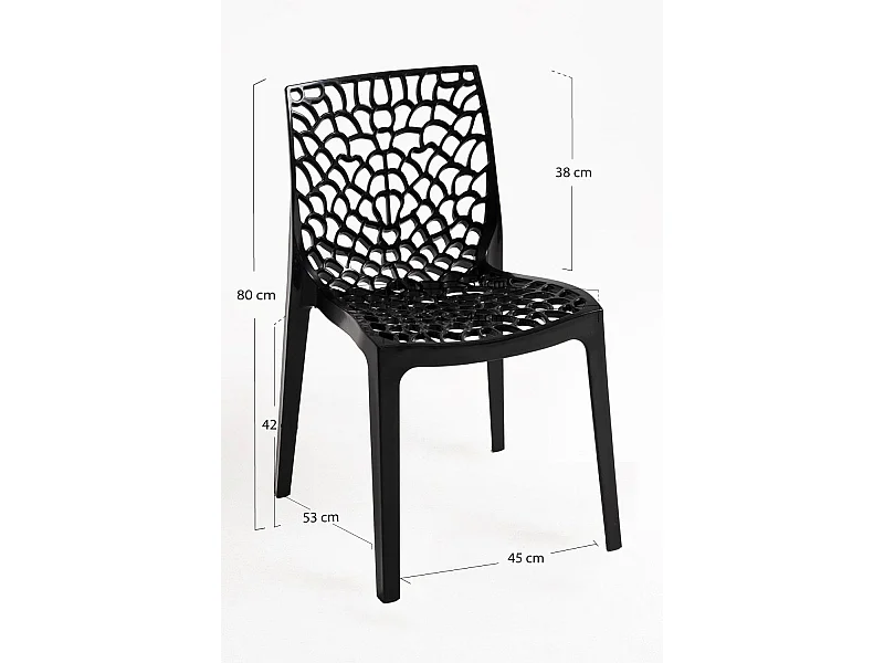 Packs Sillas Comedor - Pack 2 Sillas Root - Negro